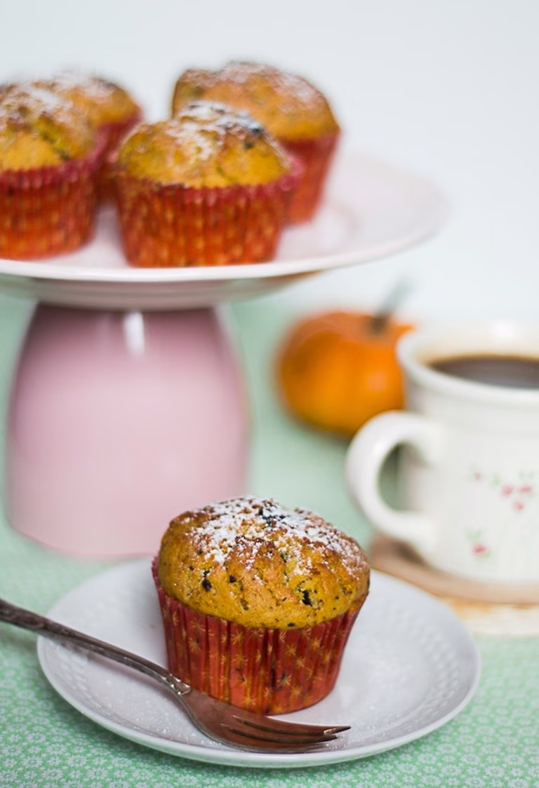 Muffinki dyniowe z czekoladą
