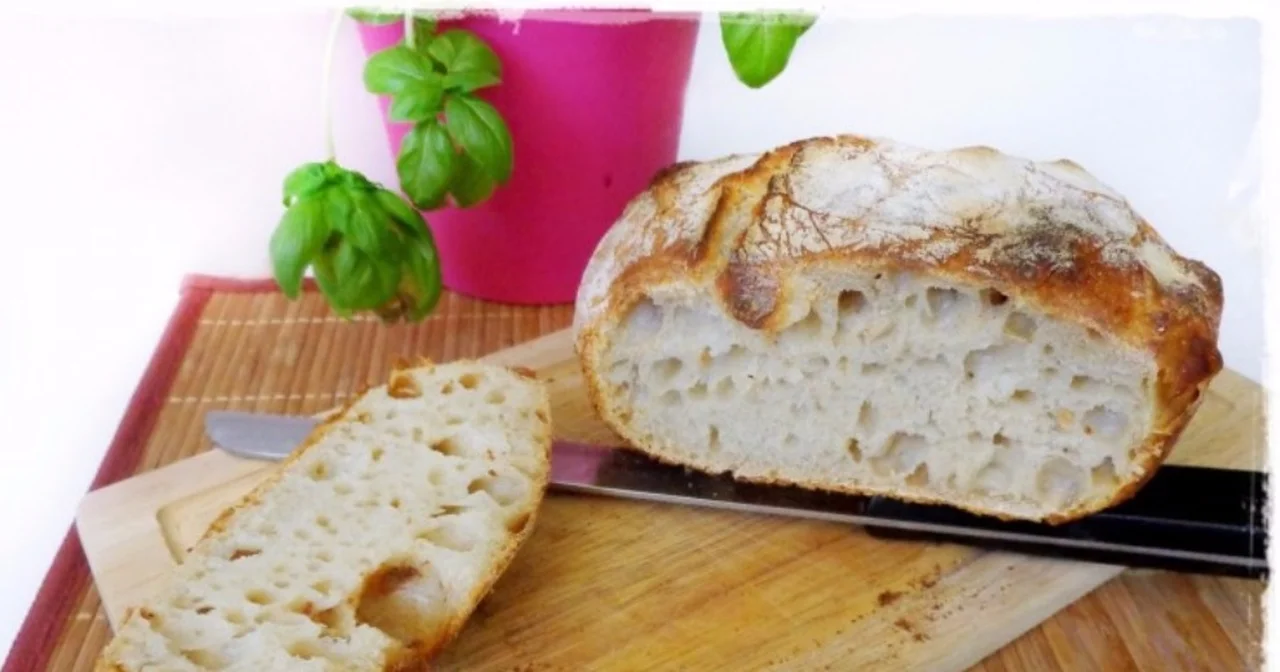 Pyszny i prosty domowy chleb pszenny