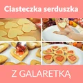 Ciasteczka serduszka z galaretką