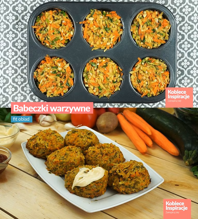 Babeczki warzywne z piekarnika - FIT OBIAD