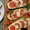 Cukinia faszerowana pomidorami i mozzarellą
