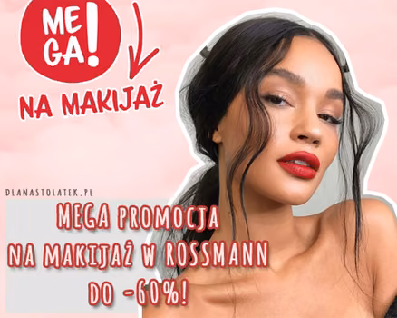 MEGA promocja na makijaż w ROSSMANN do -60%!