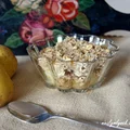 Owsiane crumble z gruszkami i cynamonem