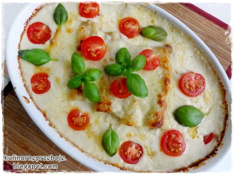 Rewelacyjne cannelloni z mięsem mielonym w sosie porowym