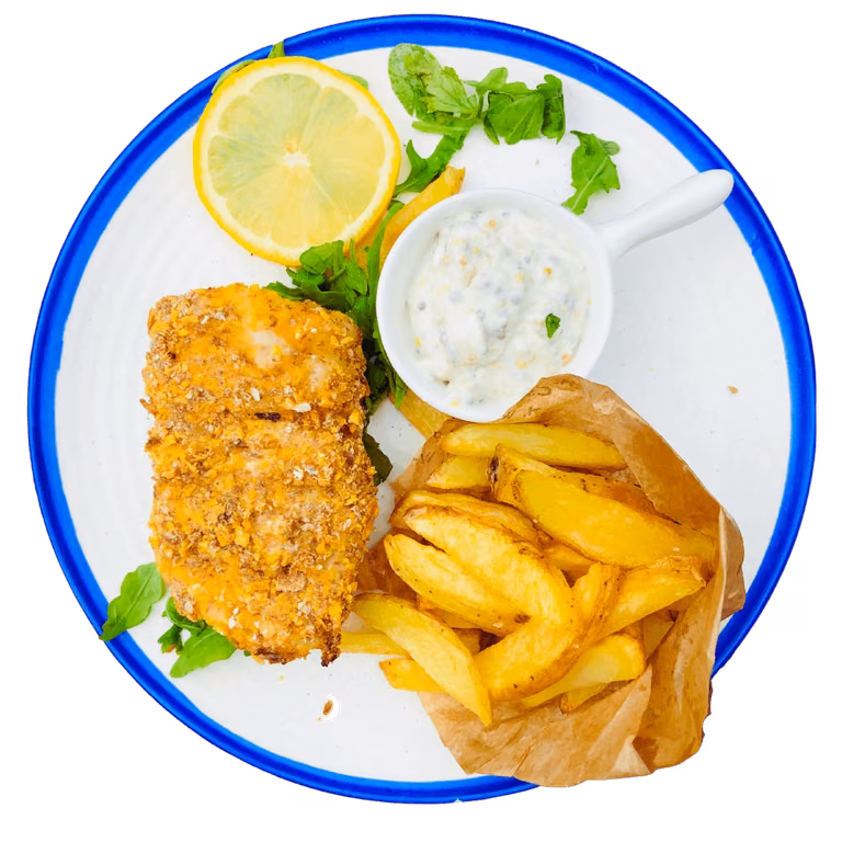 Pieczone fish and chips - Niedzielny kucharz