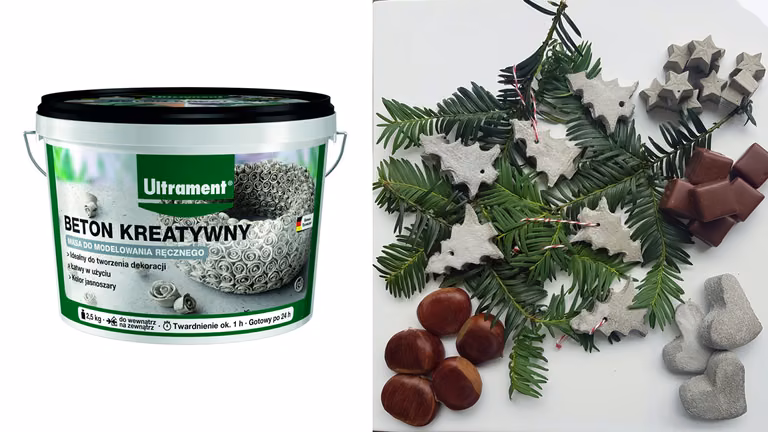 Dekoracje z betonu kreatywnego