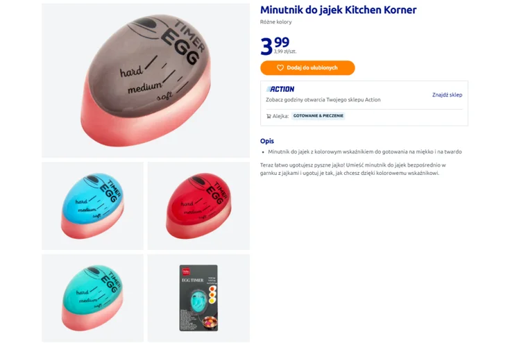 Zdjęcie Ten gadżet z Action za 4 zł uratuje wielkanocne śniadanie! Perfekcyjne jajka w każdym wydaniu - bez stresu i wpadek #1