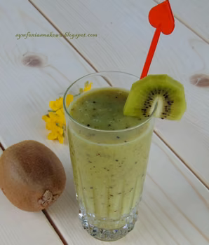 Koktajl z kiwi i banana.