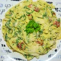 Tagliatelle ze szpinakiem i suszonymi pomidorami