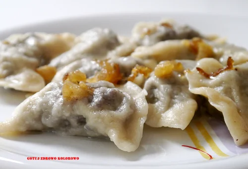 Pierogi z kaszanką