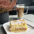 Szarlotka z budyniem