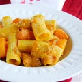rigatoni z kurczakiem i dynią