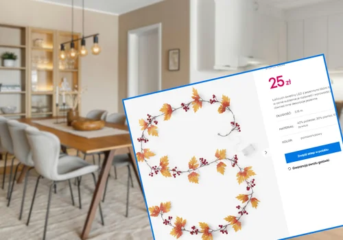 Ten łańcuch LED z Pepco za 25 zł to nowy dekoracyjny hit! Jesienny motyw i ciepłe światło zrobią magiczny klimat i to bez prądu