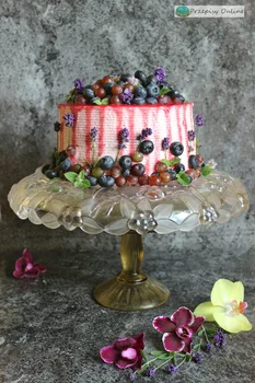 Tort kakaowy -  owocowy