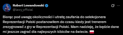 Zdjęcie Trzęsienie w kadrze reprezentacji Polski! Robert Lewandowski stracił opaskę kapitana i opublikował wymowny post #1