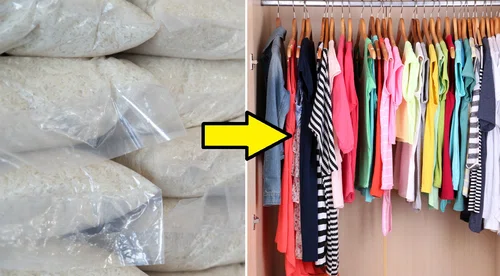 Dlaczego ludzie wkładają worki z ryżem do szafy z ubraniami?