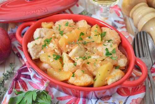 Gulasz z indyka z jabłkami