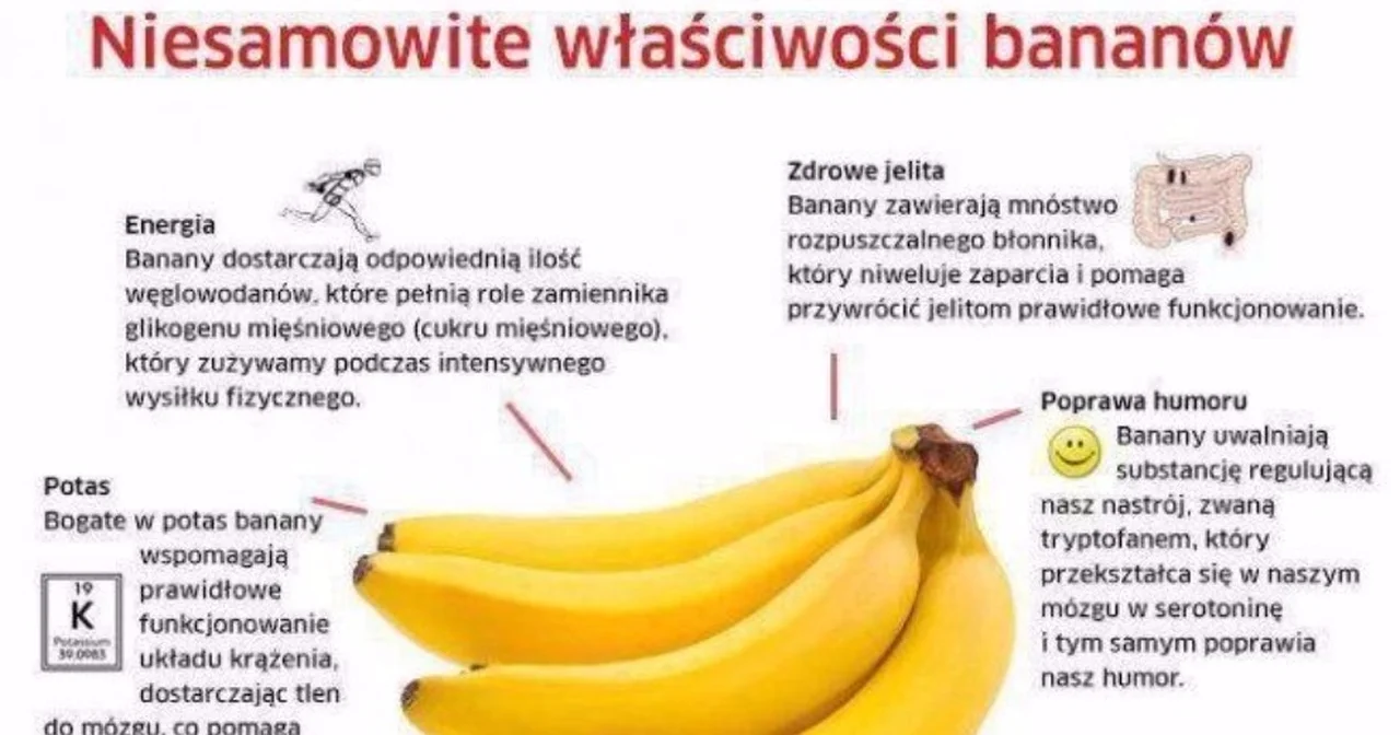 Niesamowite właściwości bananów
