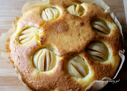 Ciasto kokosowe z jabłkami