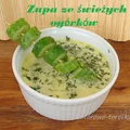 Zupa ze świeżych ogórków