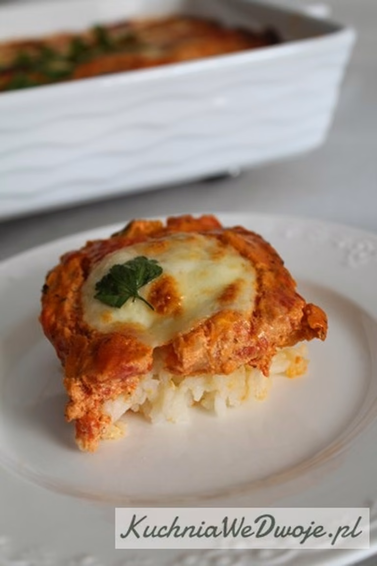 Zapiekanka rybna w pomidorach
