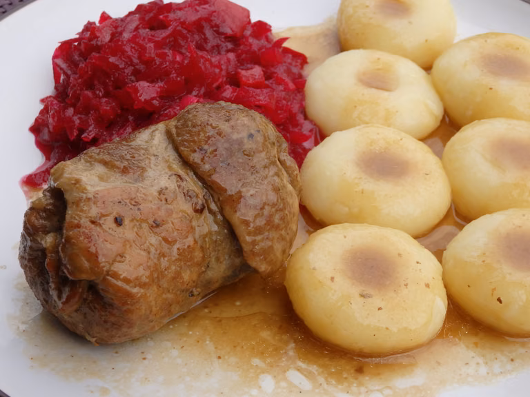 Roladki z kakrówki z grzybami