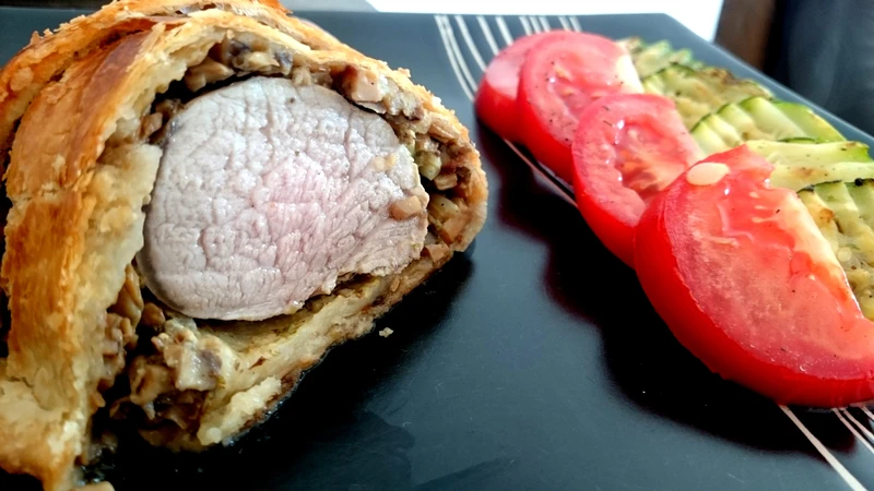 Polędwiczka wieprzowa w cieście francuskim