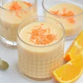 Koktajl bananowy z marchewką i owocami egzotycznymi