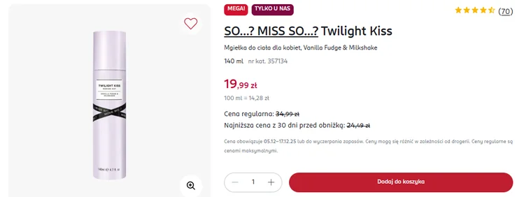 Zdjęcie Ten zapach z Rossmanna za 19,99 zł to absolutny hit! Kobiety kupują po kilka opakowań - te nuty czarują, super opcja na święta #1