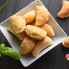 Pieczone pierożki kebabowe z indykiem