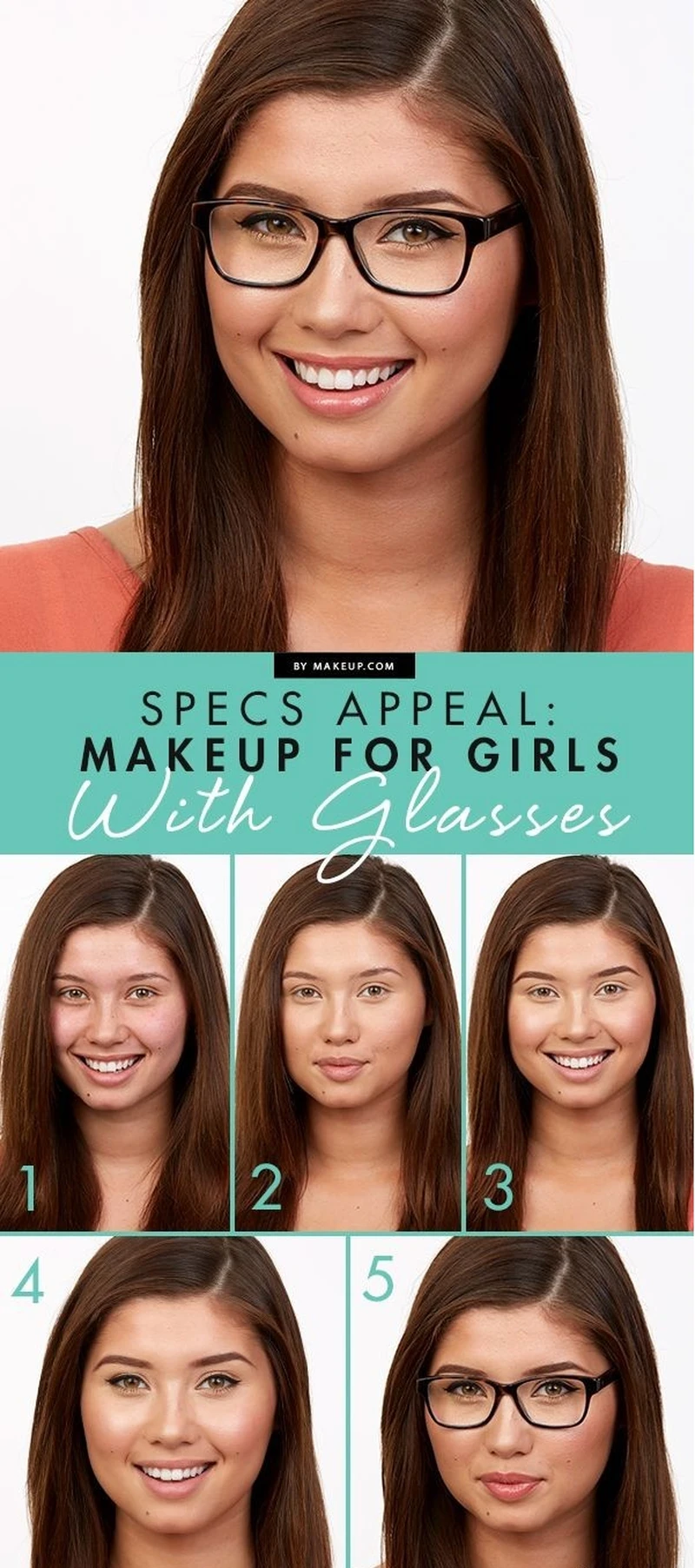 Make up dla okularnicy