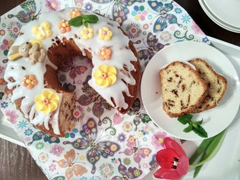 Babka śmietankowa.