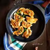 Pierogi z soczewicą i pieczarkami