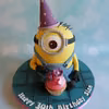 Tort z minionkiem