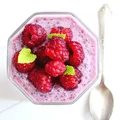 Malinowy pudding chia bez cukru