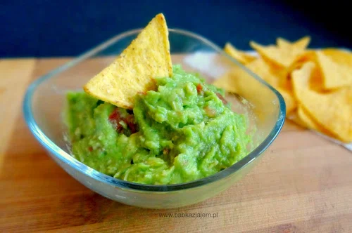 Pasta z awokado- guacamole