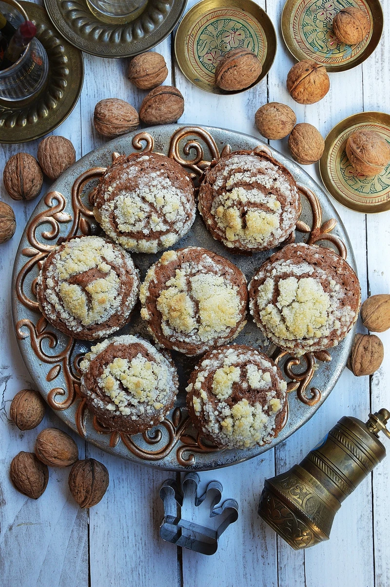 Babeczki czekoladowo - bananowe