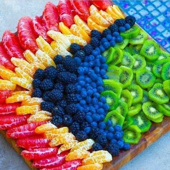 Jak ułożyć owoce na talerzu