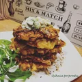 OKONOMIYAKI - japońskie placki warzywne z sosem jogurtowym