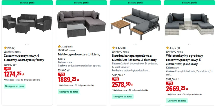Zdjęcie -25% na meble ogrodowe jeszcze tylko przez 2 dni! Zestawy z Lidla rozchodzą się jak ciepłe bułeczki #14