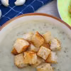 Zupa krem z pieczonej cukinii i czosnku