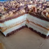 Ciasto Snickers bez pieczenia
