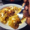 Makaron w kremowym sosie z dyni z szynką parmeńską i mascarpone