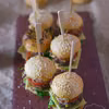 Mini burgery koreczki