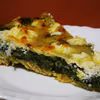 Tarta ze szpinakiem i fetą oraz beszamelem