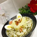 Barszcz do ziemniaków na kefirze naturalnym