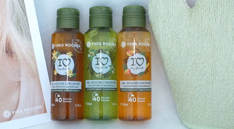 I Love My Planet- Skoncentrowane żele pod prysznic od Yves Rocher ®