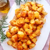 Pieczone ziemniaki  w parmezanowej panierce