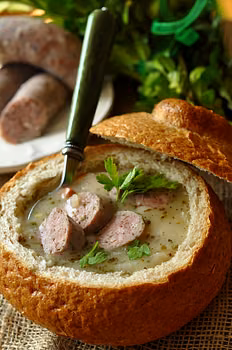 Chleb do żurku. Chlebowe miski