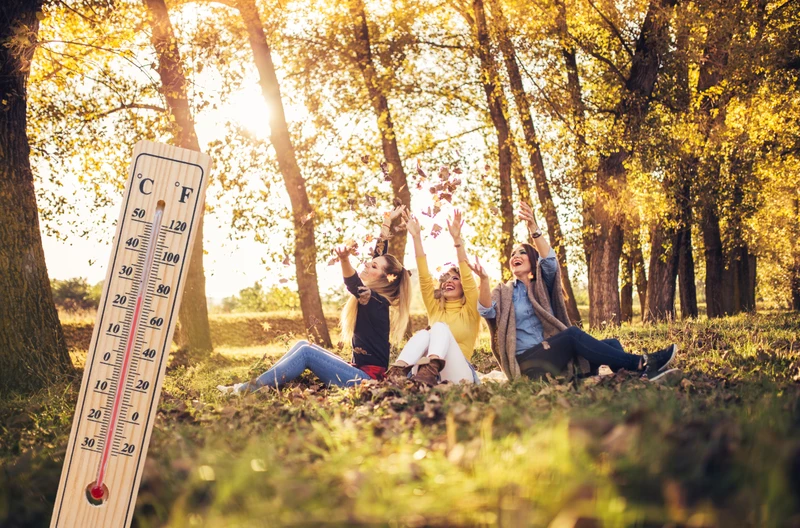 Nadchodzi złota polska jesień: Temperatury w górę!